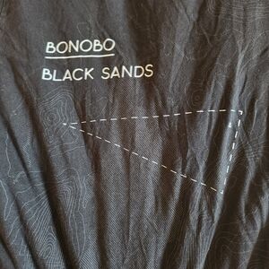 Bonobo Black Sands Tshirt Mens Size Medium